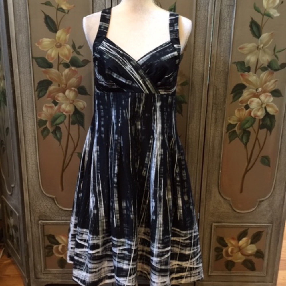 CALVIN KLEIN blk/wht sundress Size 12
